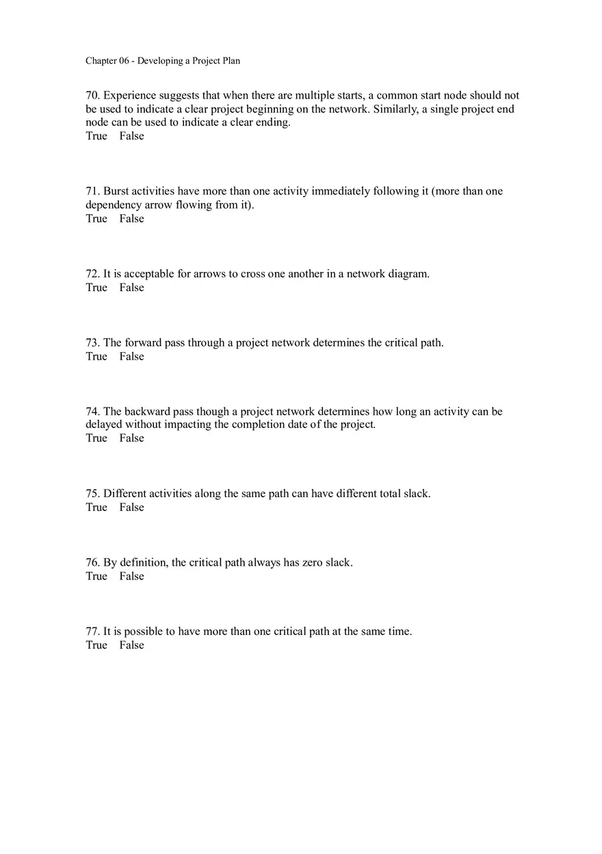 Chapter 06 - Developing a Project Plan Assignment - Page 6