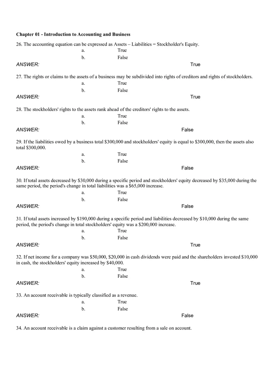 Introduction to Accounting and Business Ch 1 Part 1 - Page 4