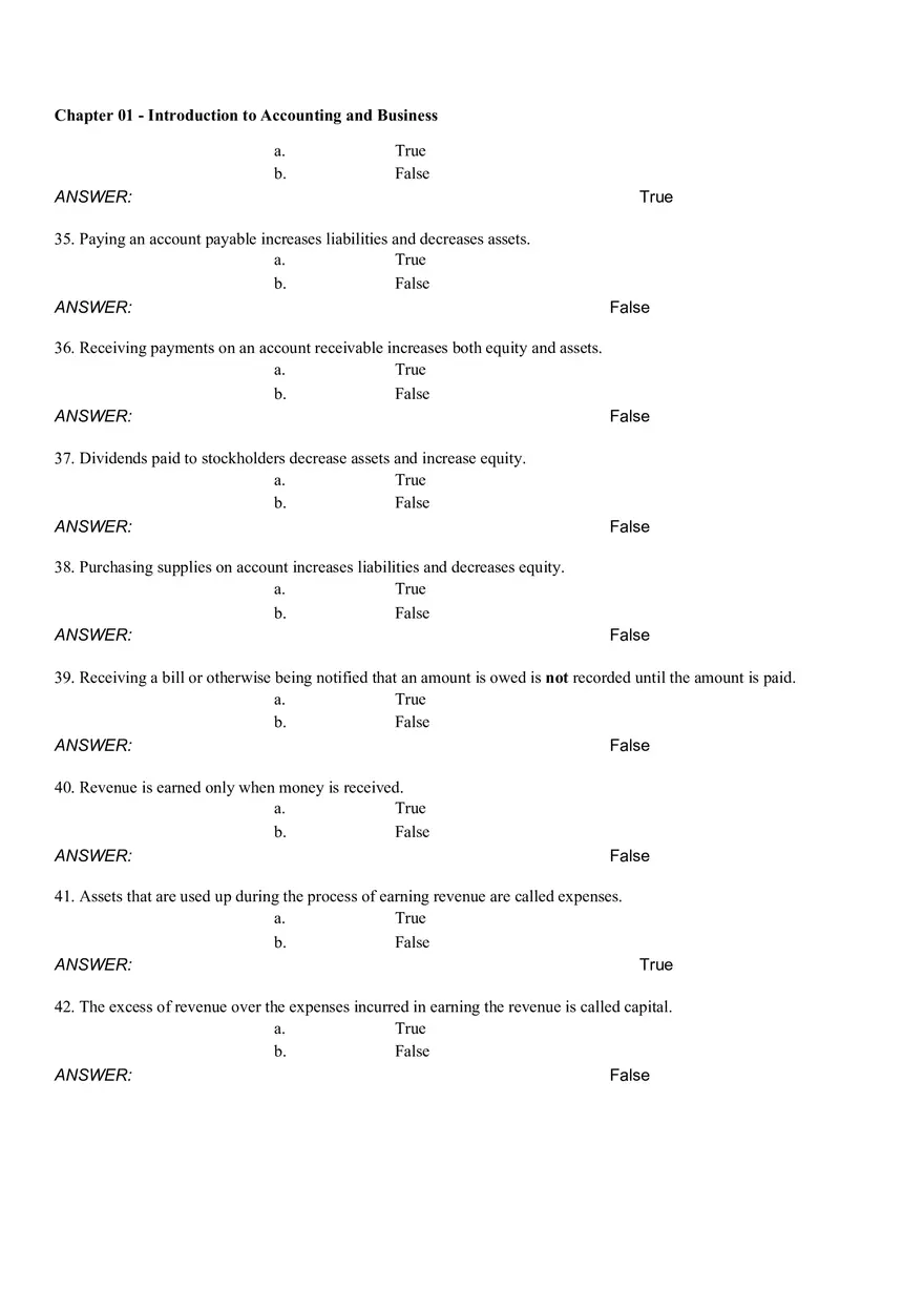 Introduction to Accounting and Business Ch 1 Part 1 - Page 5