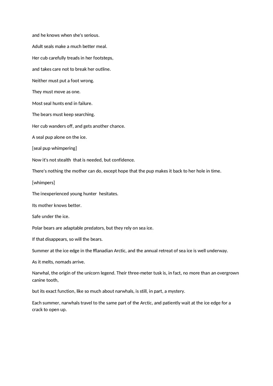 Our Planet Transcripts - Page 9