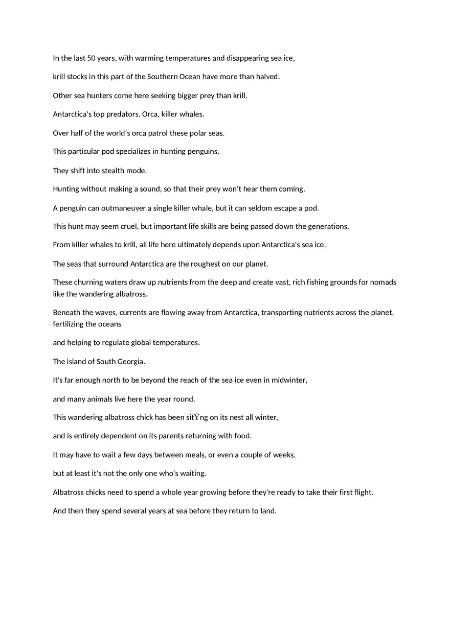 Our Planet Transcripts - Page 5