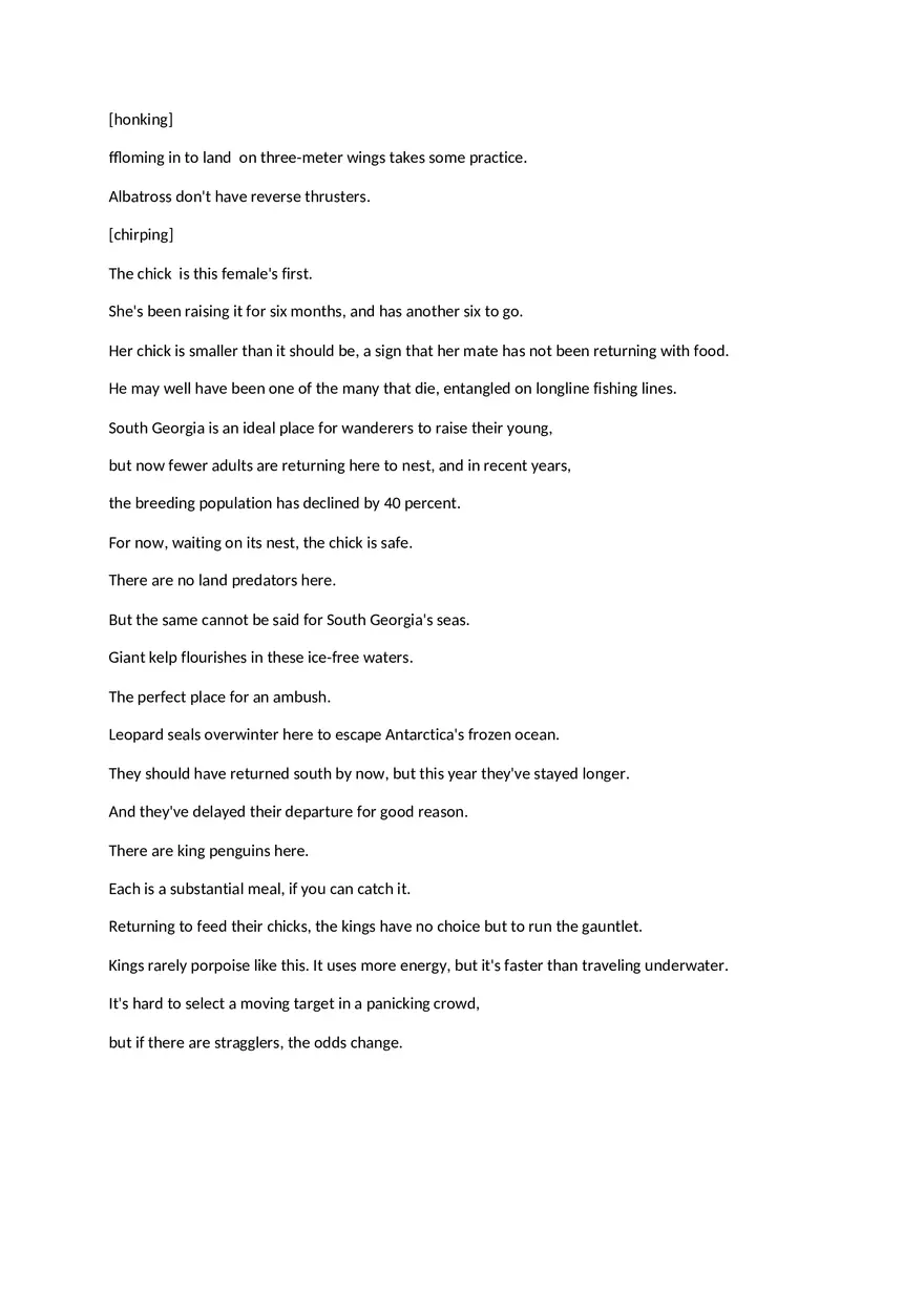 Our Planet Transcripts - Page 6