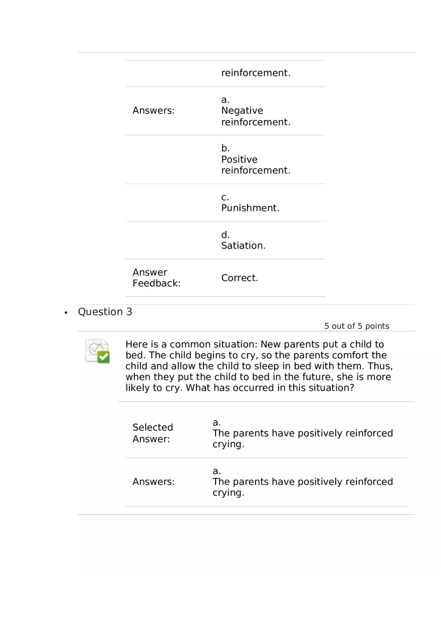 A Behavior Occurs Unit 5 Quiz - Page 2