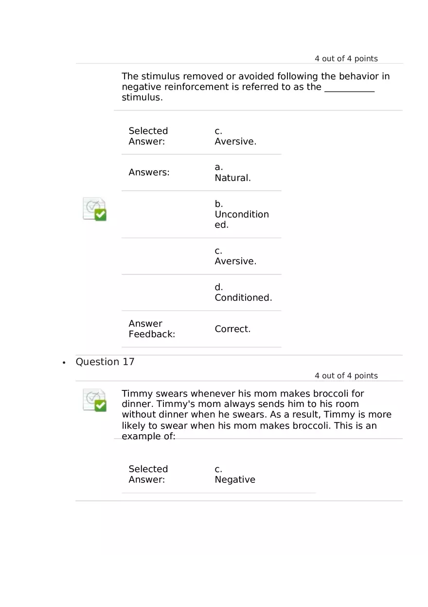 A Behavior Occurs Unit 5 Quiz - Page 6