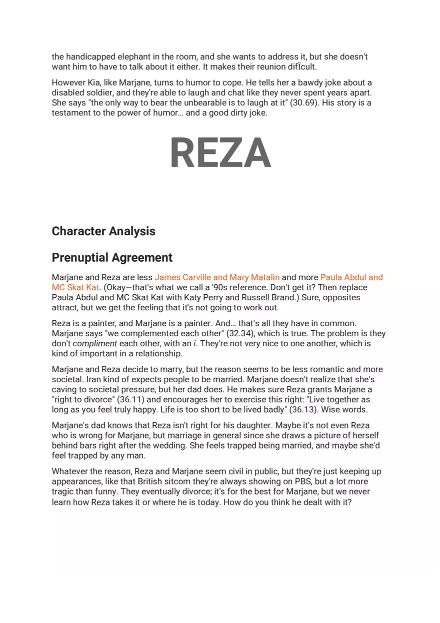 Persepolis Summary Part 6 - Page 4