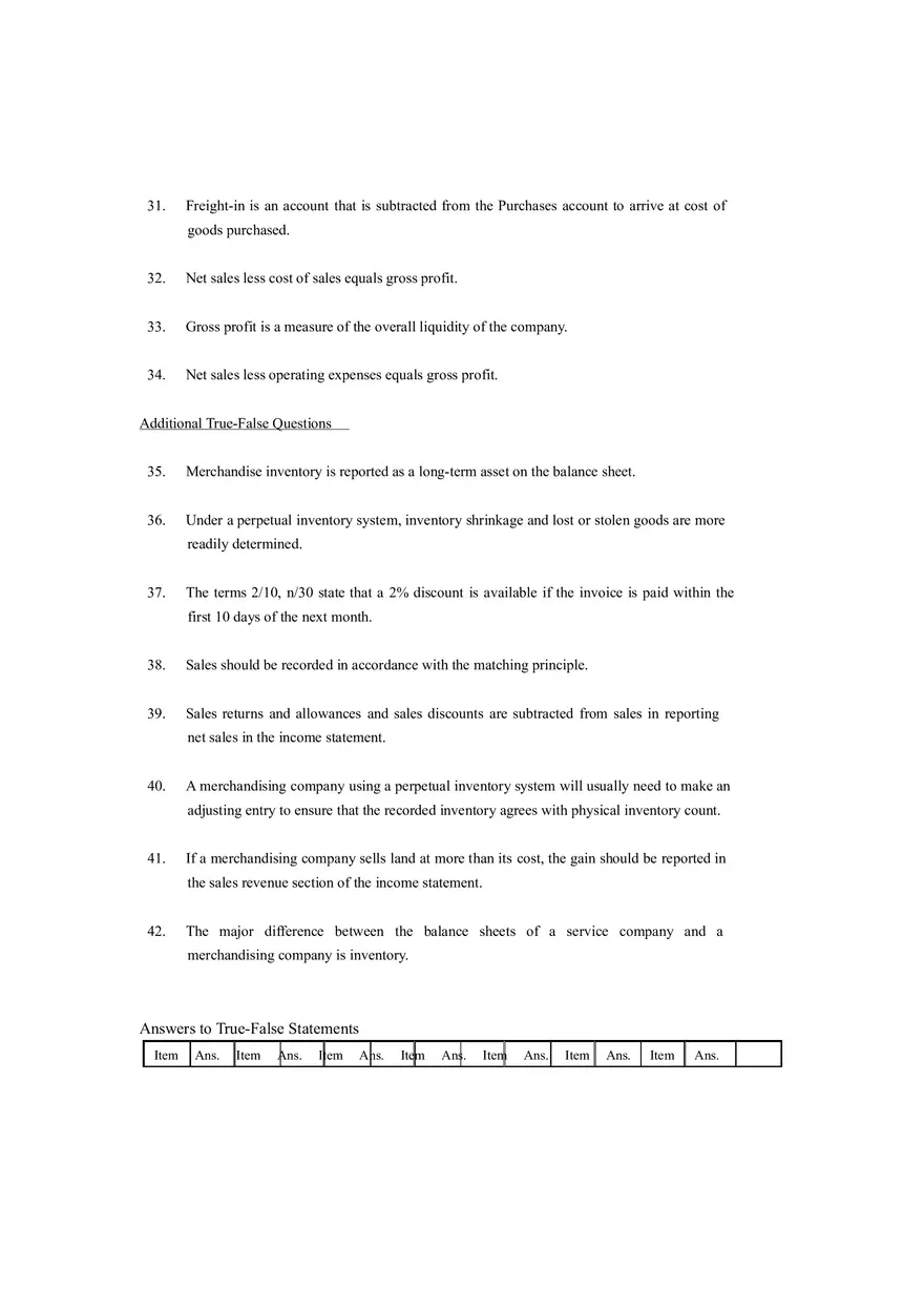 Closing Entries in the Accounting Cycle T of F (Answer Key) Part 2 - Page 23