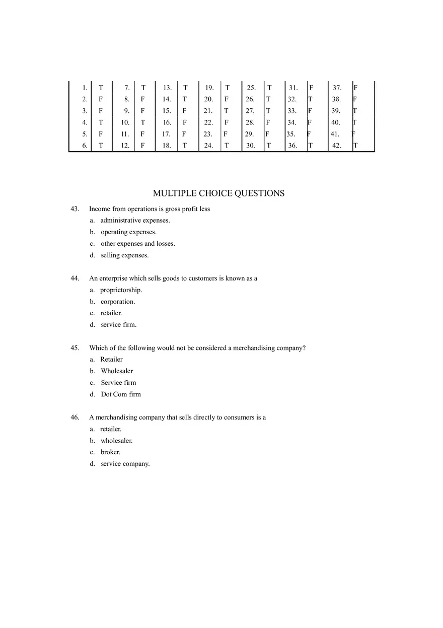Closing Entries in the Accounting Cycle T of F (Answer Key) Part 2 - Page 24