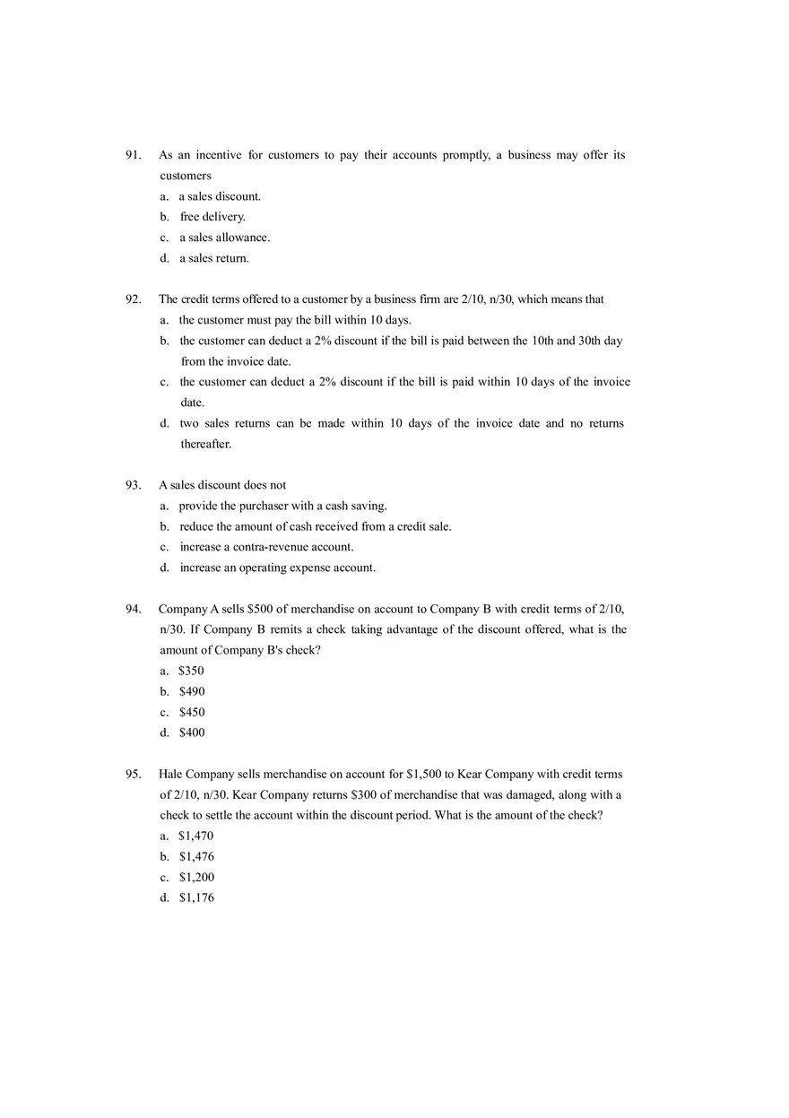Closing Entries in the Accounting Cycle T of F (Answer Key) Part 2 - Page 6