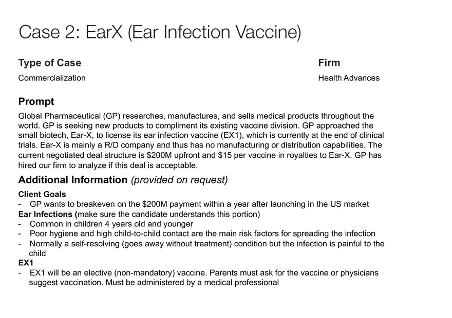 The Business of Venture Capital Case 2 - Page 1