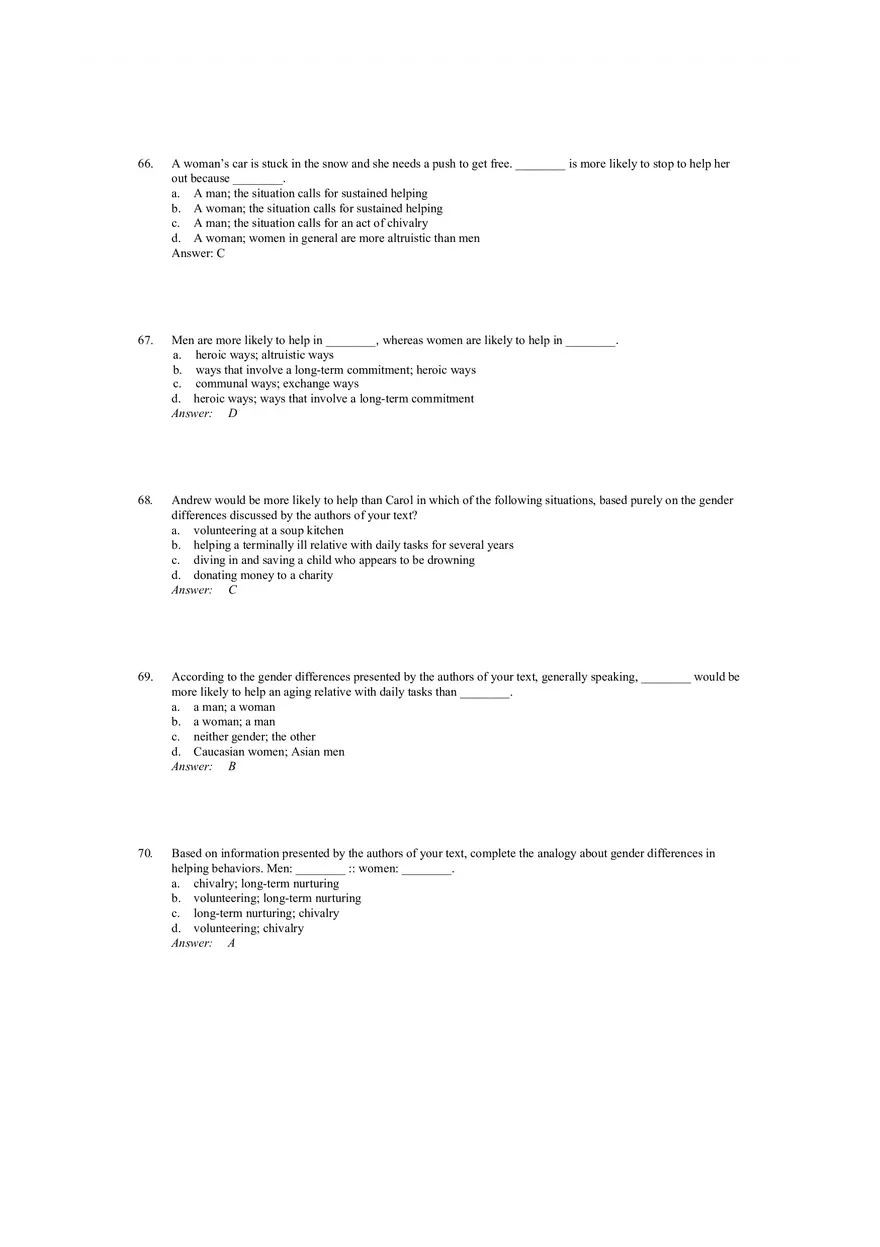 Prosocial Behavior - Why do People Help Answers 2 - Page 6