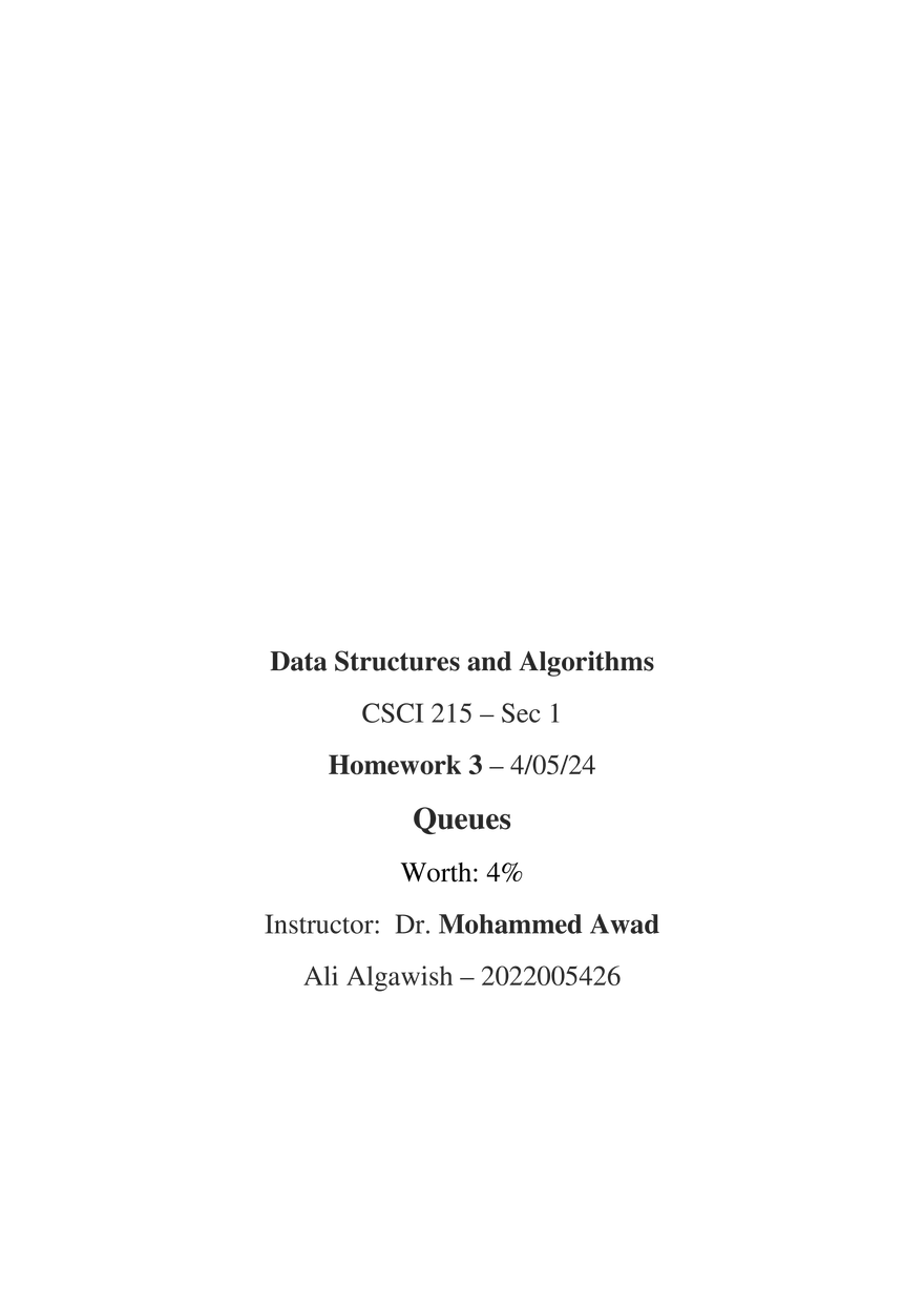 Data Structures and Algorithms - Page 1