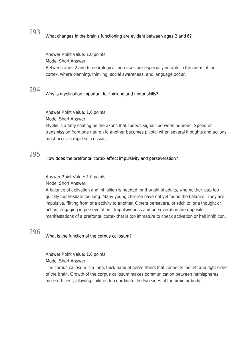 Early Childhood - Body and Mind Answers Part 9 - Page 13