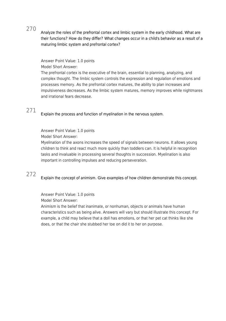 Early Childhood - Body and Mind Answers Part 9 - Page 2
