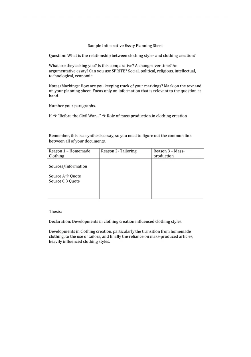 Relationship Between Clothing Styles and Clothing Creations - Page 1