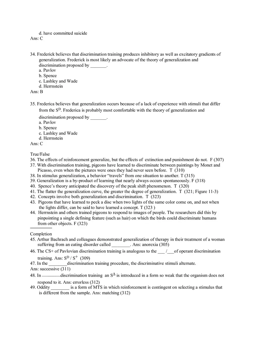 Generalization, Discrimination, and Stimulus Control - Page 7