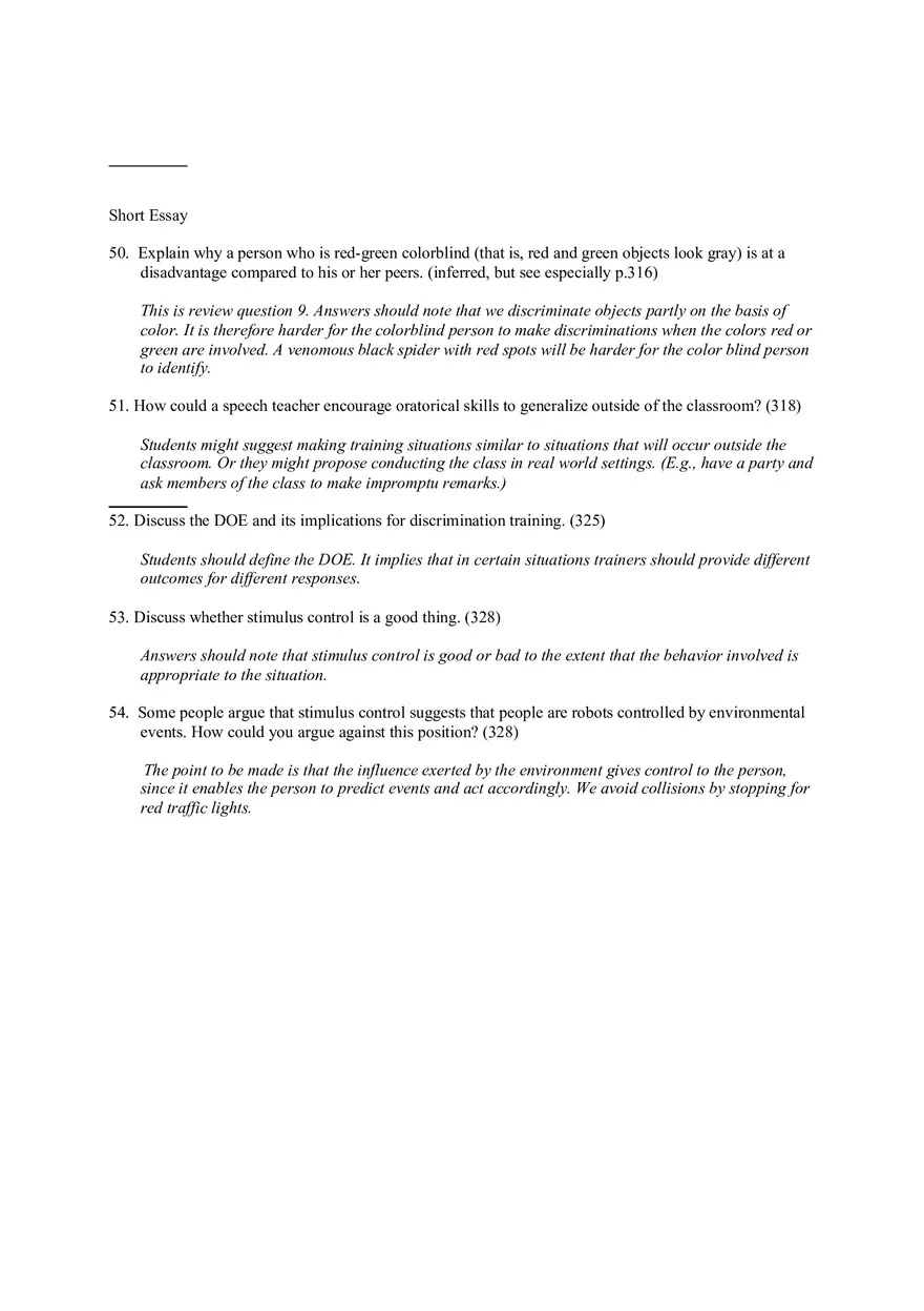 Generalization, Discrimination, and Stimulus Control - Page 8