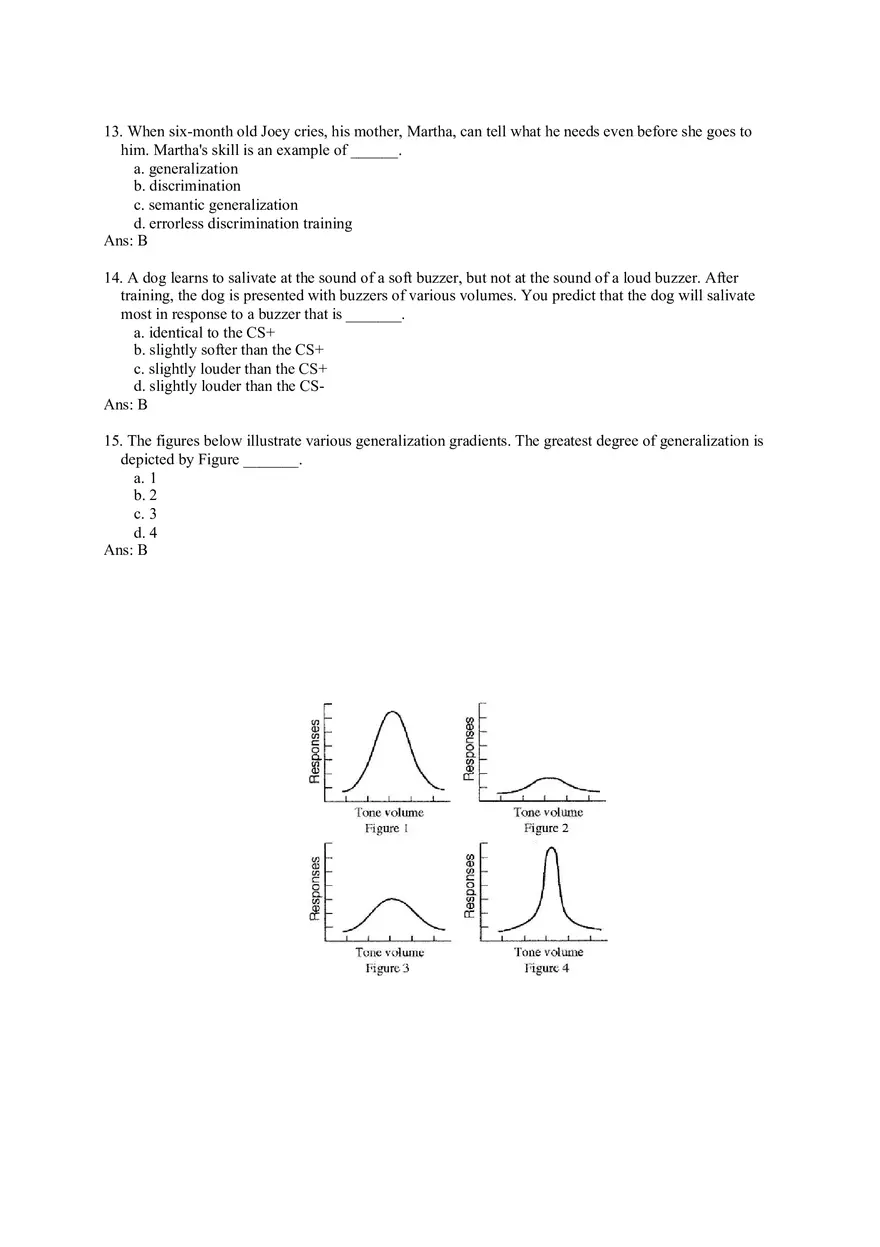 Generalization, Discrimination, and Stimulus Control - Page 3