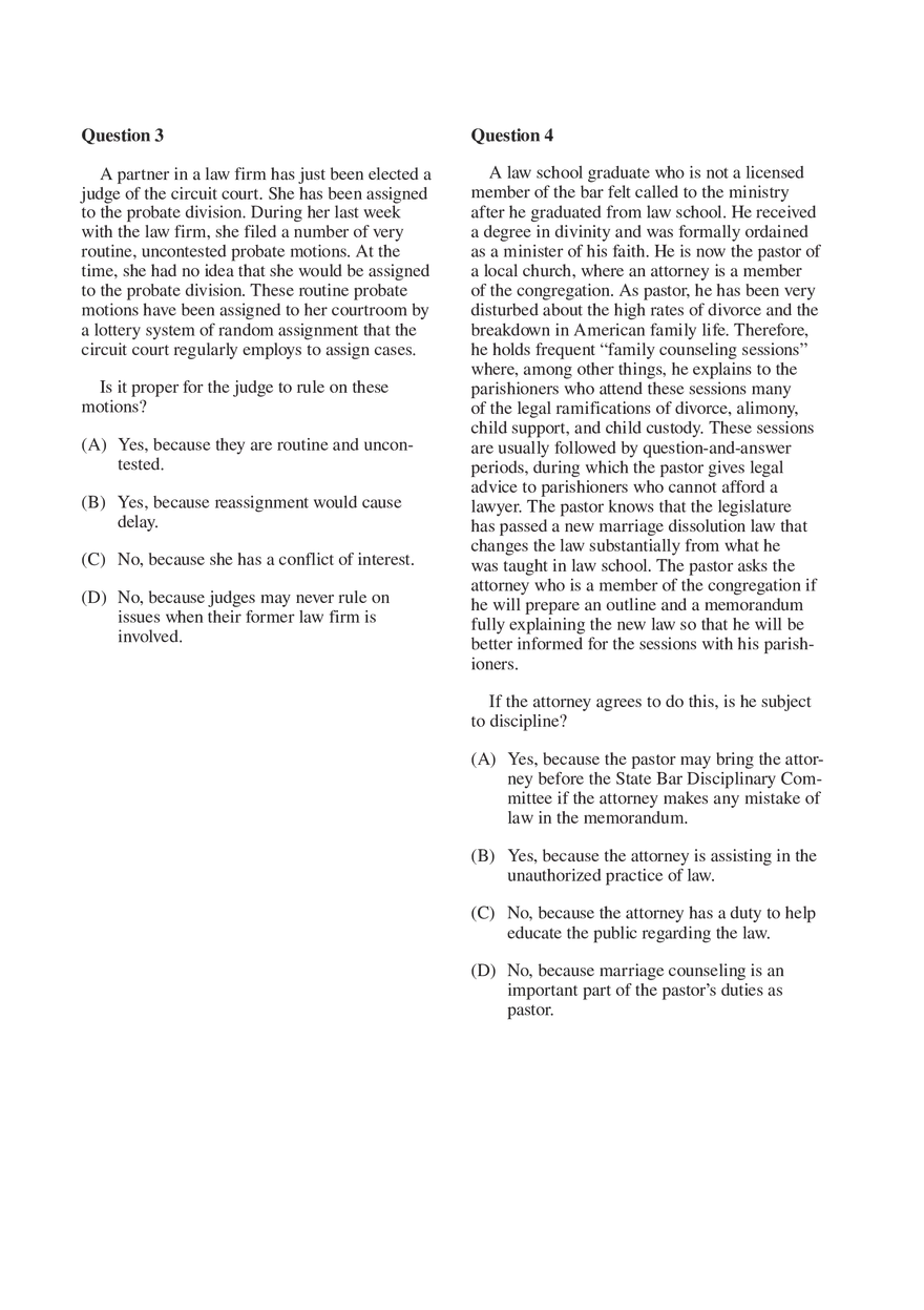 Professional Responsibility Guide Part 7 - Page 10