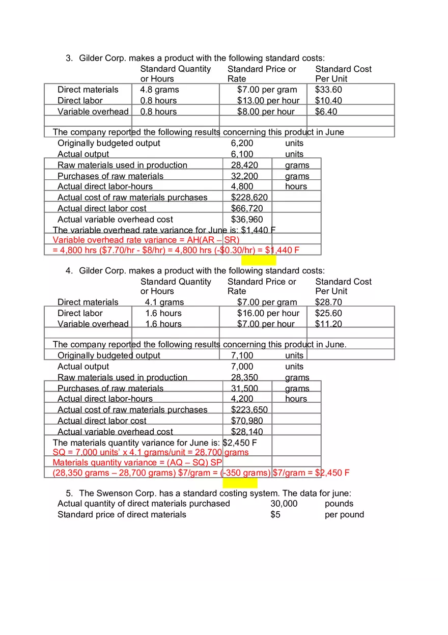 Gilder Corp Chapter 8 Quiz - Page 2