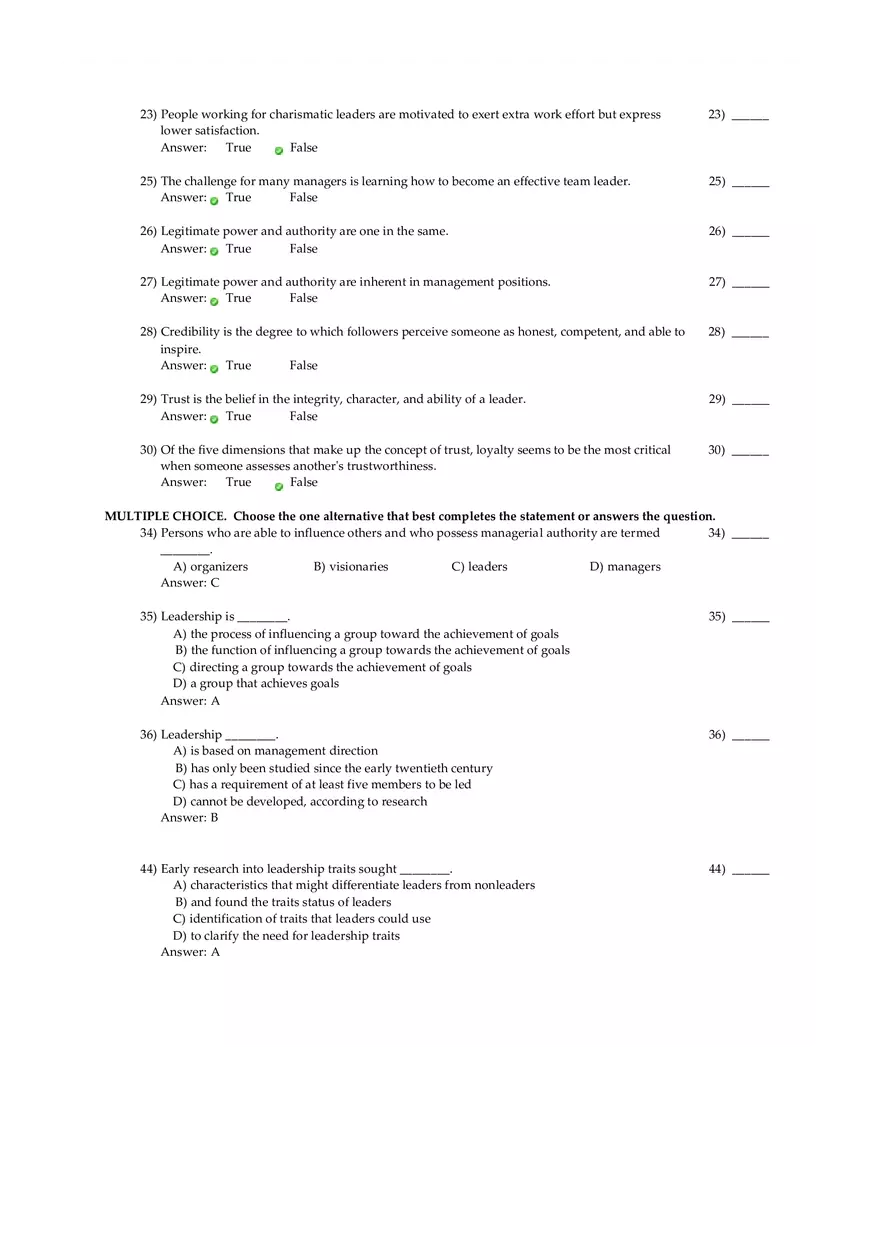 Being an Effective Leader - Page 2