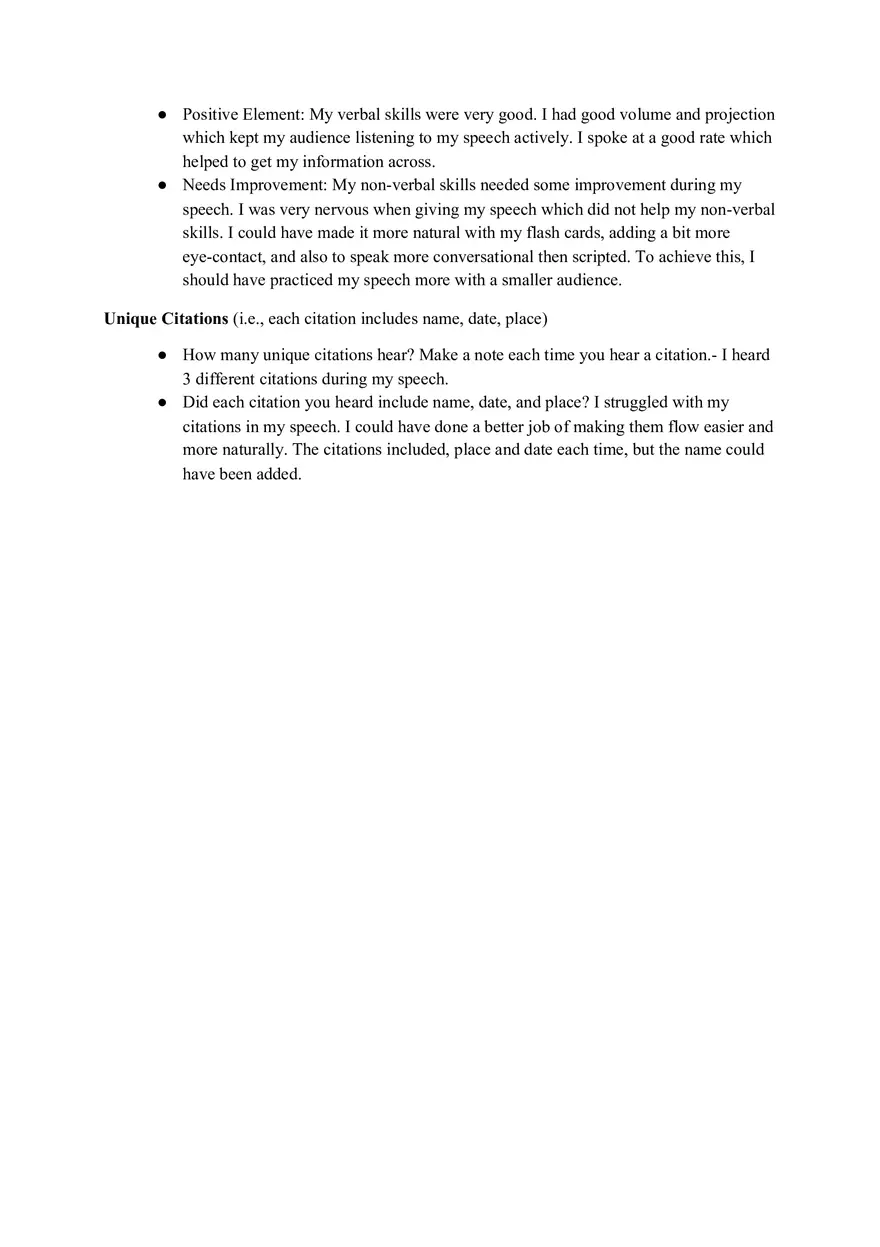 Informative Speech Self Critique - Page 2
