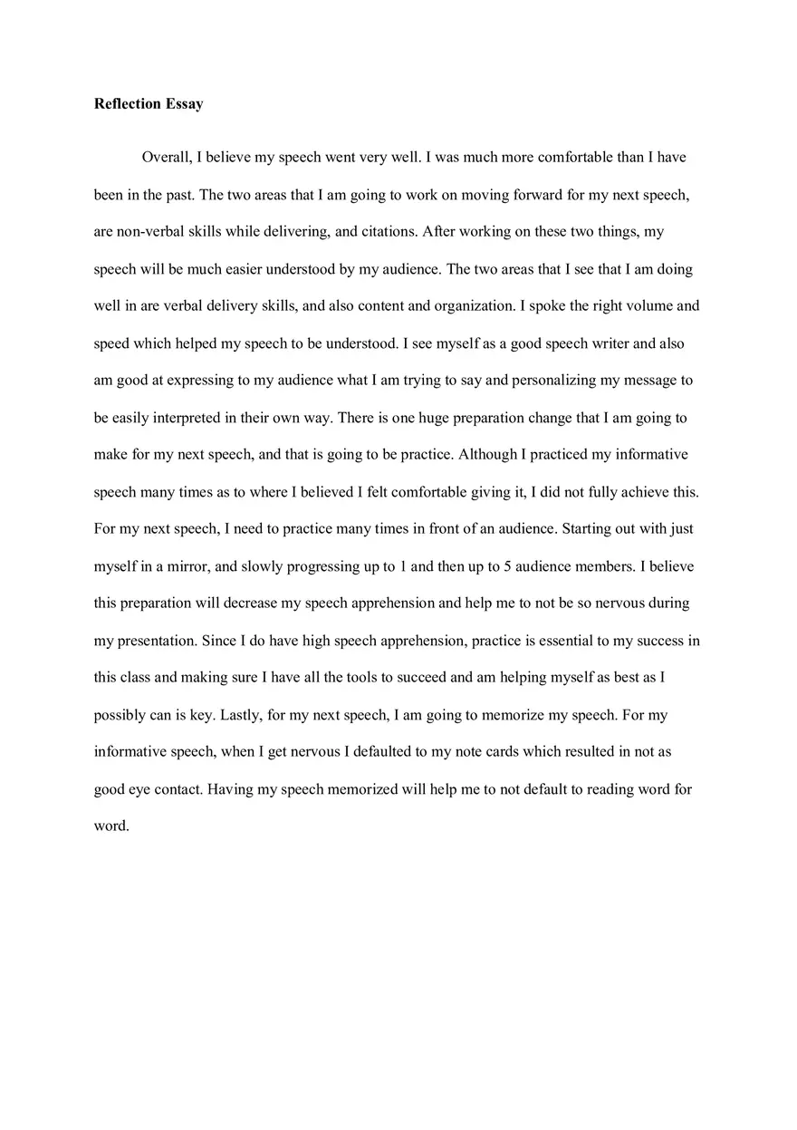 Informative Speech Self Critique - Page 3