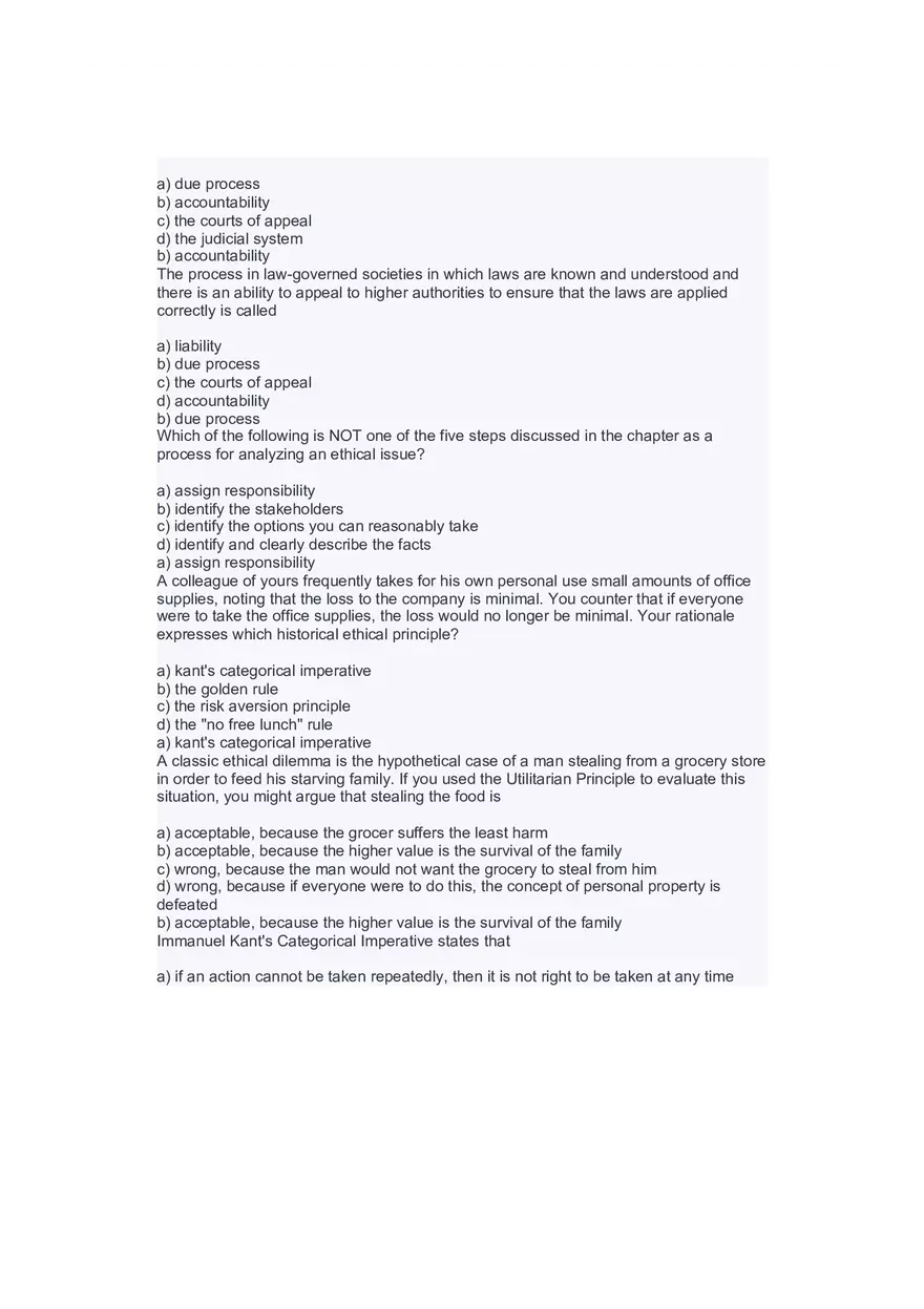 Introduction to Information Systems and Data Analytics Answers Part 8 - Page 12
