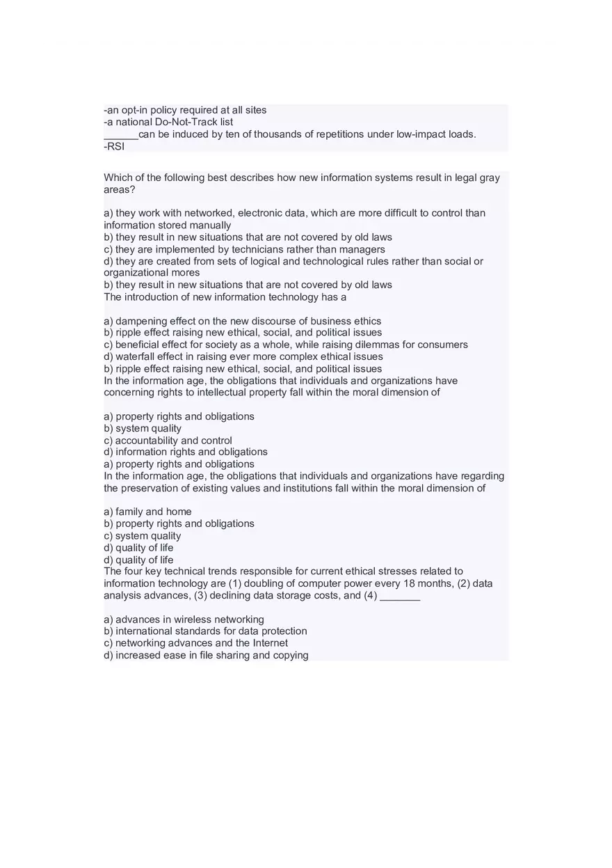 Introduction to Information Systems and Data Analytics Answers Part 8 - Page 2