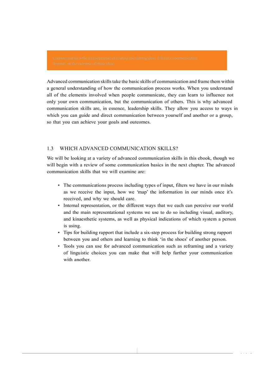 Advanced Communication Skills Guide Part 1 - Page 2