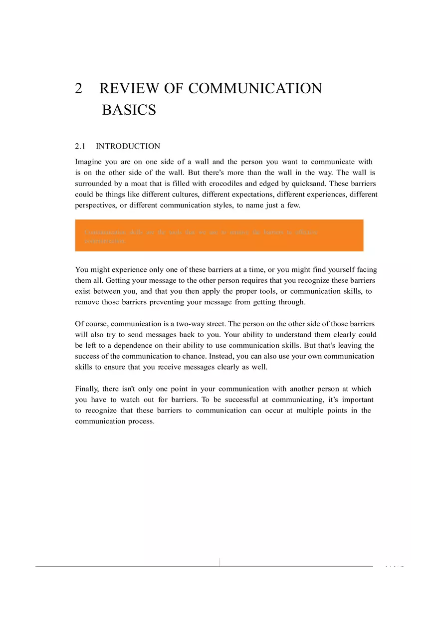 Advanced Communication Skills Guide Part 1 - Page 3