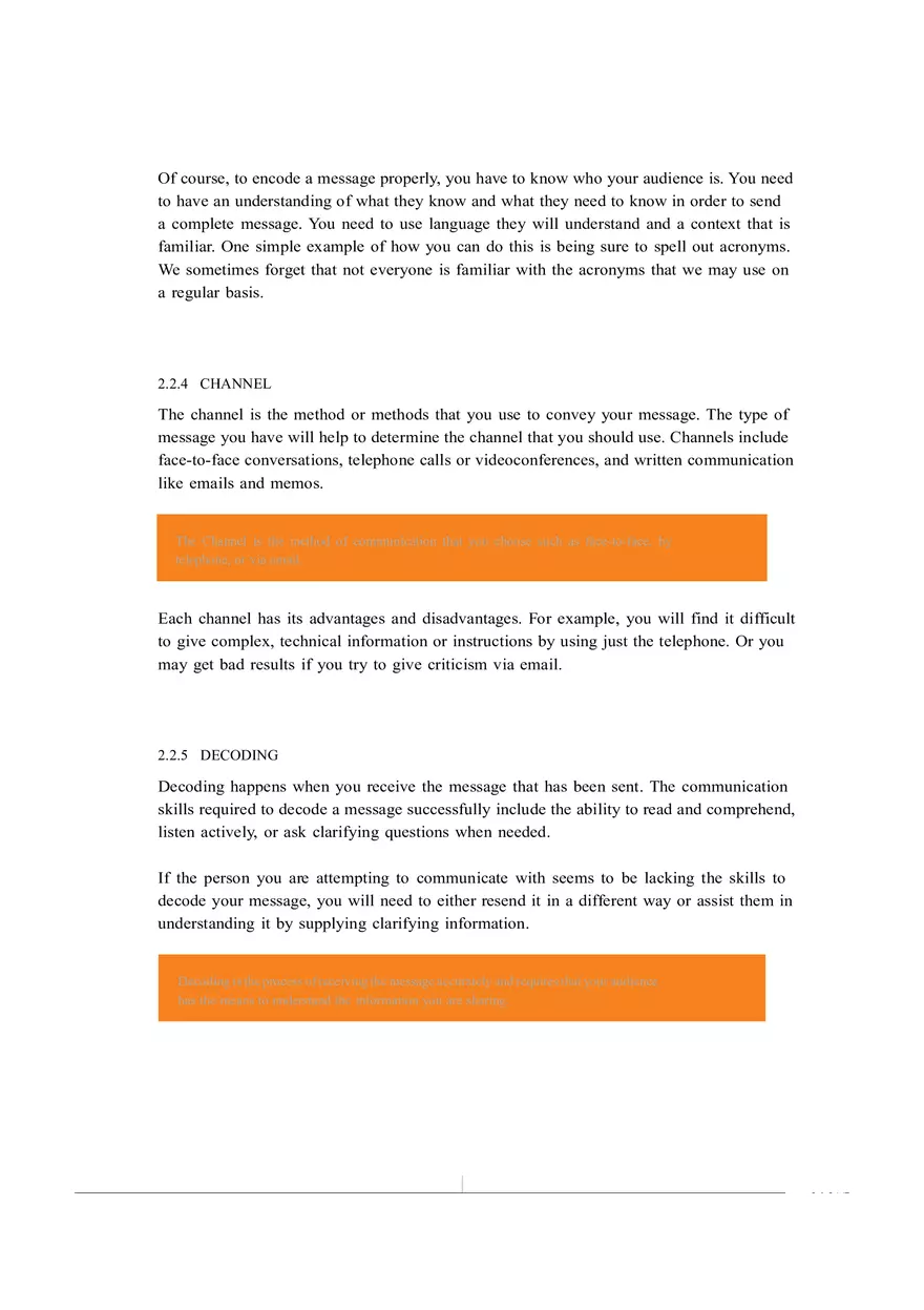 Advanced Communication Skills Guide Part 1 - Page 6