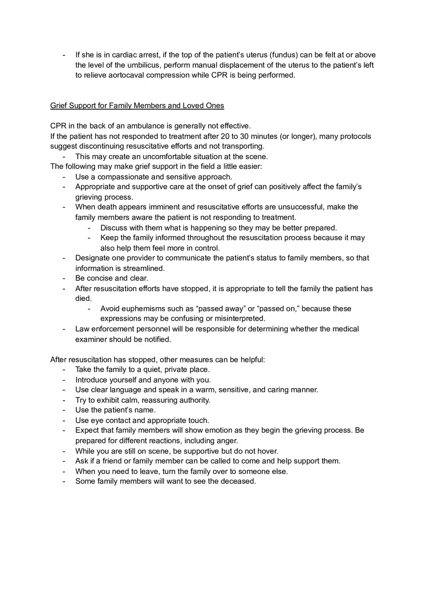 BLS Resuscitation Notes - Page 12