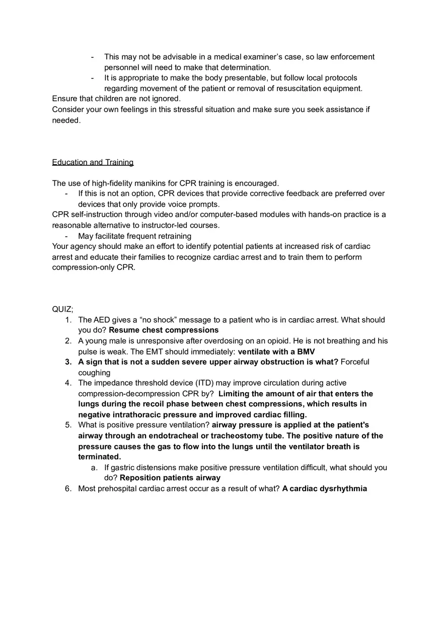 BLS Resuscitation Notes - Page 14