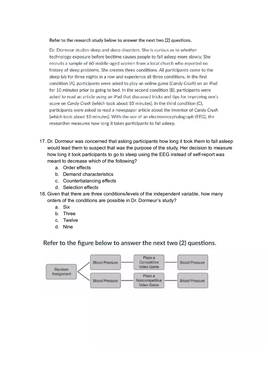 Understanding Correlations and Data Interpretation in Research Study Questions - Page 9