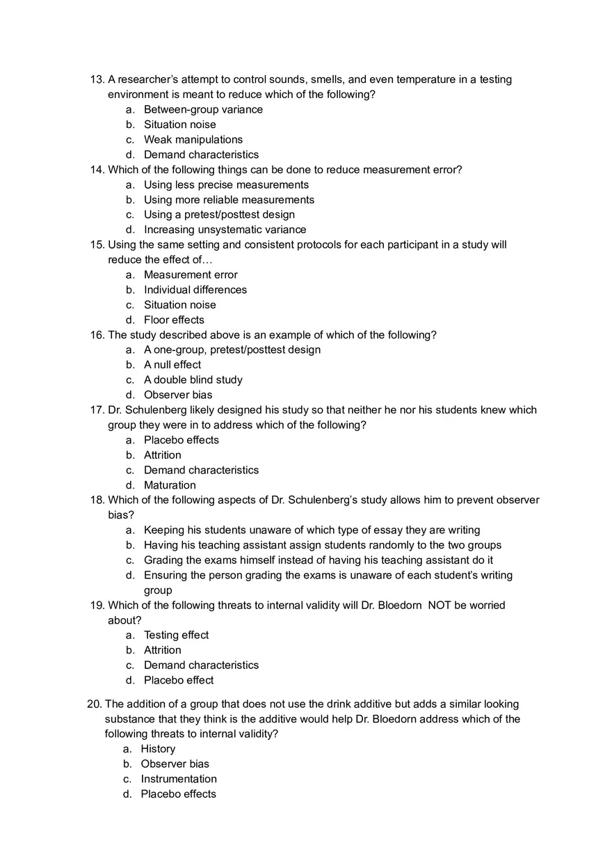 Understanding Correlations and Data Interpretation in Research Study Questions - Page 12
