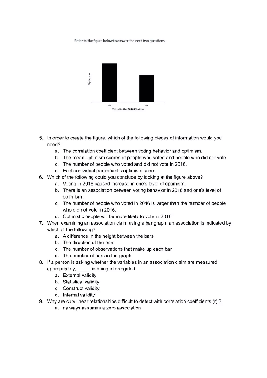 Understanding Correlations and Data Interpretation in Research Study Questions - Page 15