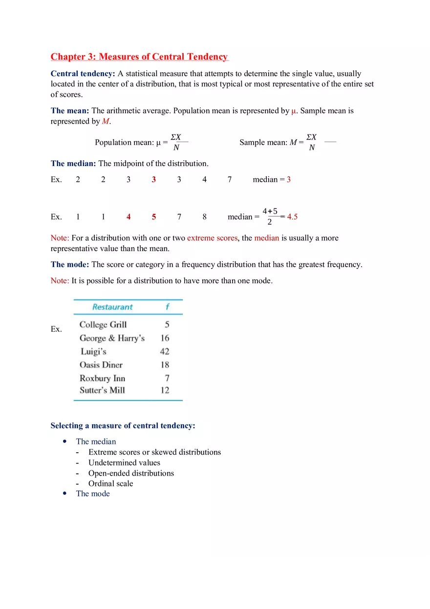 Chapter 1 Introduction to Statistics Review - Page 12