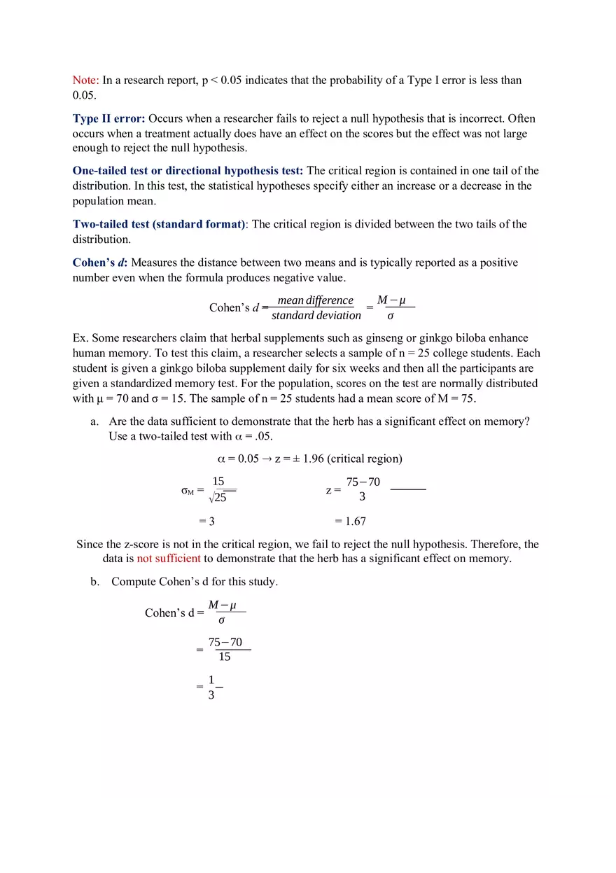 Chapter 1 Introduction to Statistics Review - Page 6