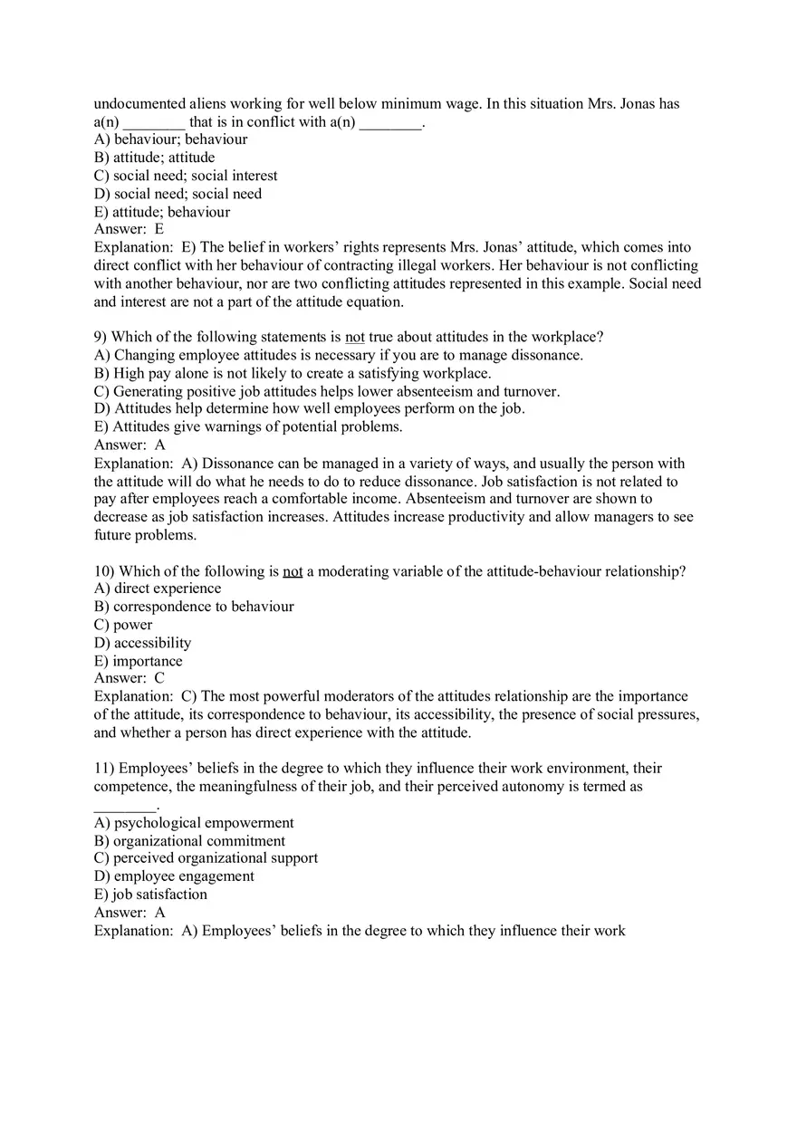 Attitudes and Job Satisfaction - Page 3