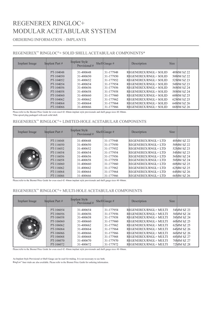 Regenerex Ringloc Surgical Technique - Page 4