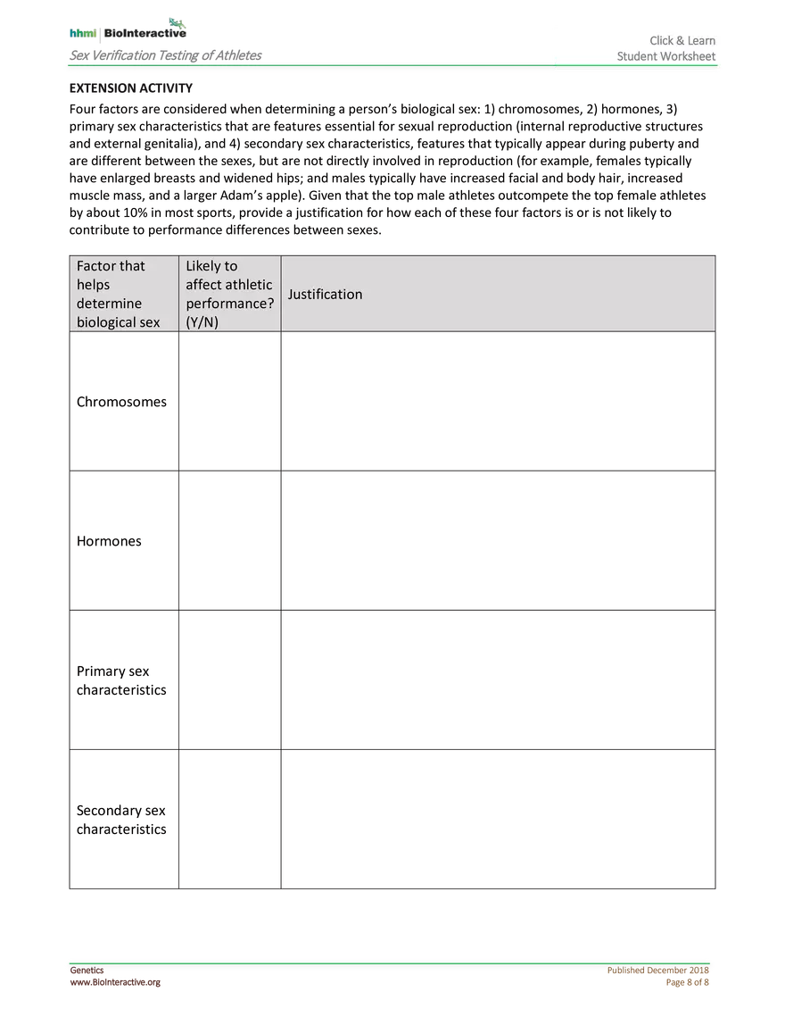 Sex Verification Testing of Athletes - Page 8