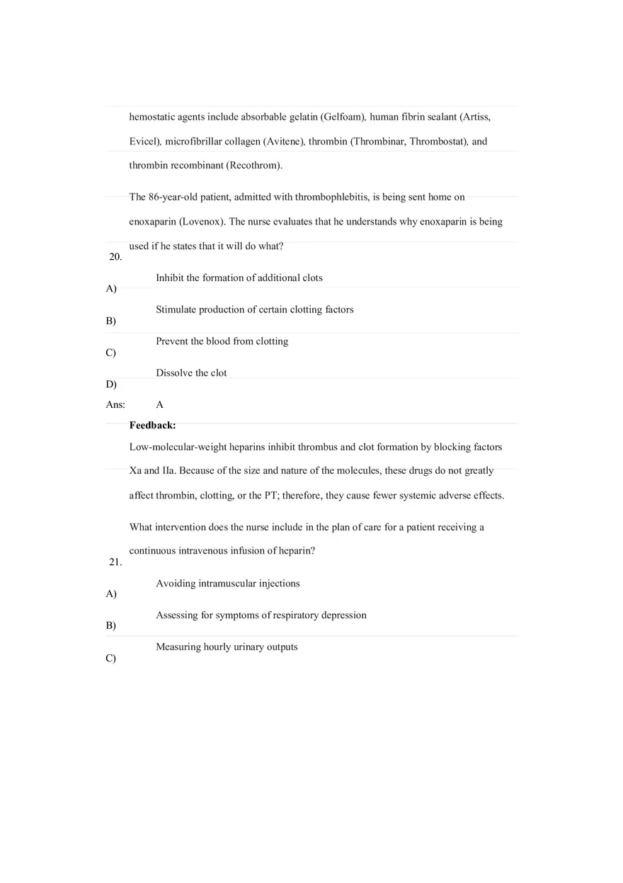Drugs Affecting Blood Coagulation (Part 2) - Page 2