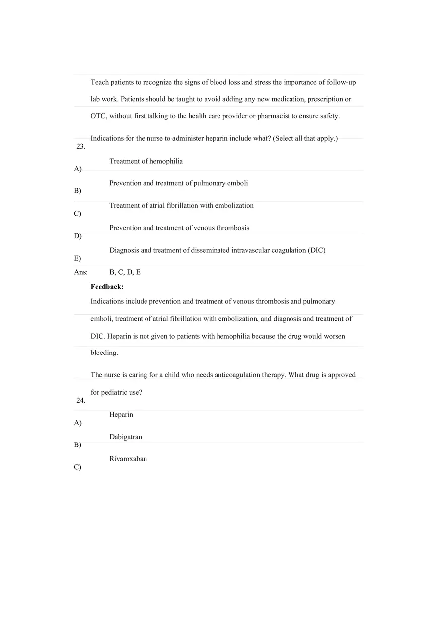 Drugs Affecting Blood Coagulation (Part 2) - Page 5