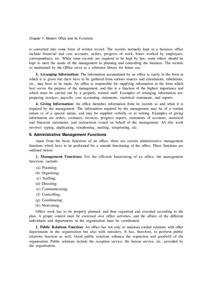 Modern Office and Its Functions Part 1 - Page 6