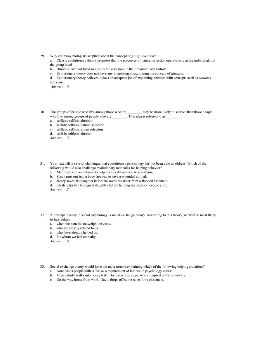 Prosocial Behavior - Why do People Help Answers 1 - Page 7