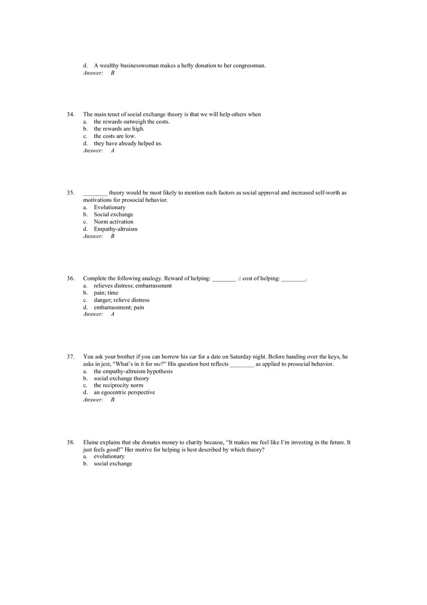 Prosocial Behavior - Why do People Help Answers 1 - Page 8