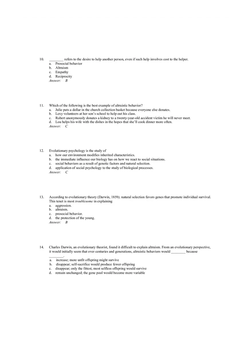 Prosocial Behavior - Why do People Help Answers 1 - Page 3
