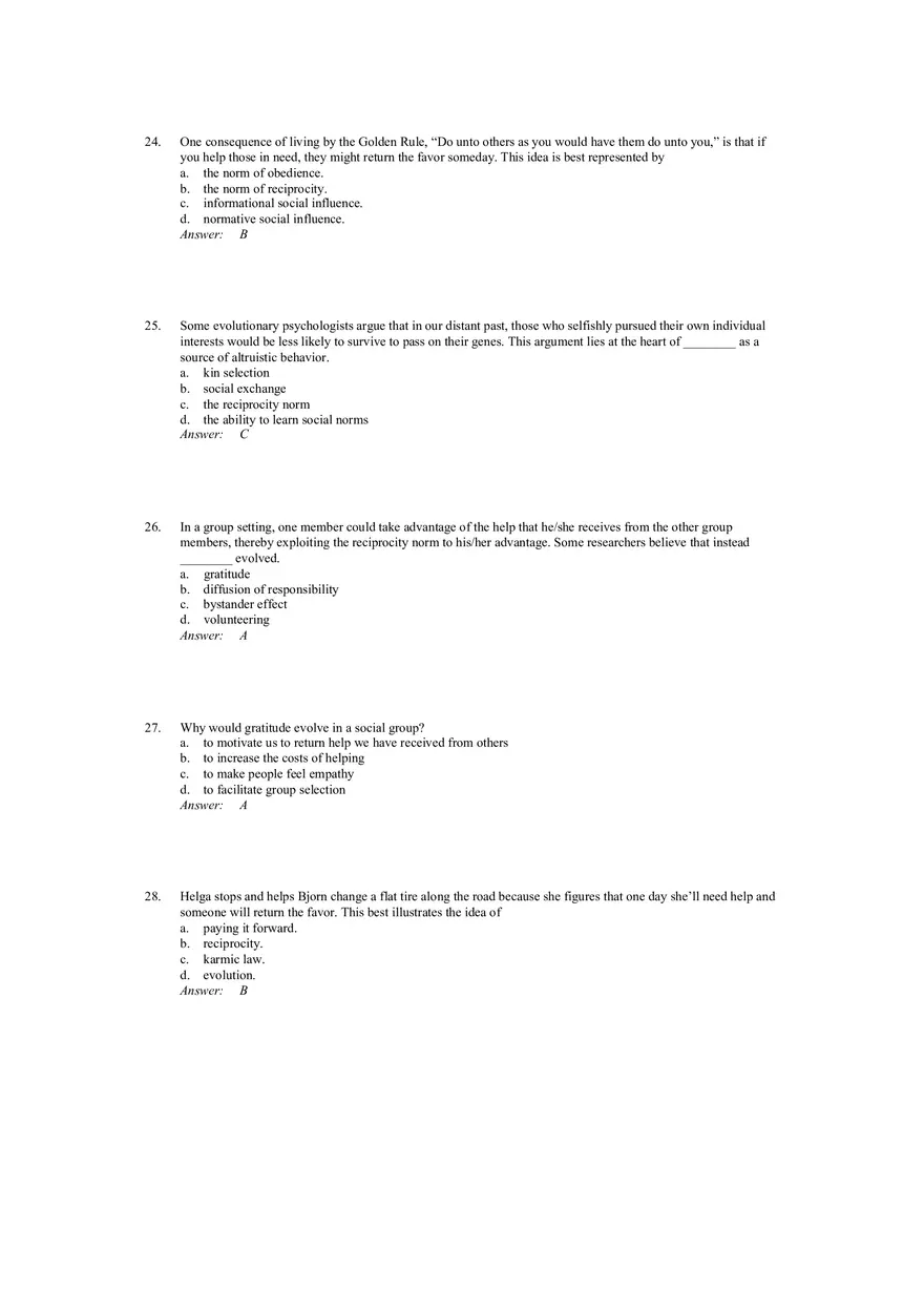 Prosocial Behavior - Why do People Help Answers 1 - Page 6