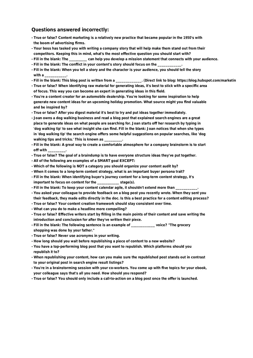 Content Marketing Attidute - Page 1