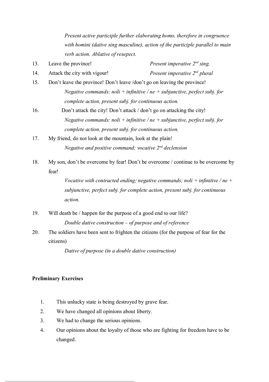 Answer Key for Latin. An Intensive Course Part 4 - Page 7